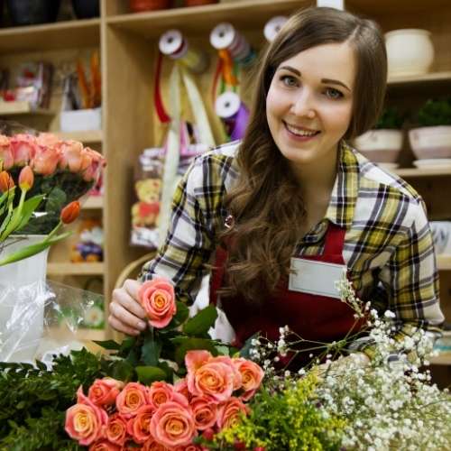 flower shop in Russia